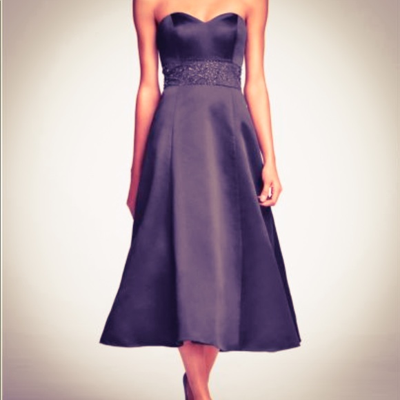 David's Bridal Dresses & Skirts - David’s Bridal Purple Strapless Sweetheart Formal Dress with Beading